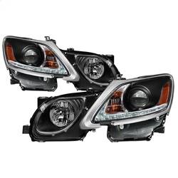Spyder Auto - Spyder Lexus GS 300 / 350 / 450 06-11 Headlights - HID Model Only - Black PRO-YD-LG06-HID-DRL-BK