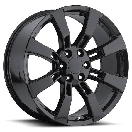 Factory Reproductions Wheels - FR 40 - Cadillac Denali Escalade Replica Wheel 22x9 6x5.5 ET31 78.1CB Gloss Black