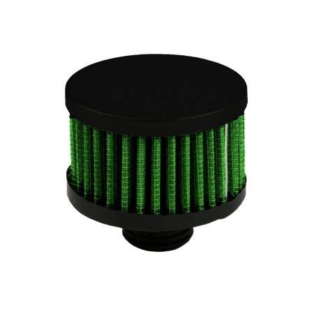 Green Filter USA - Green Filter Crankcase Filter - OD 1.25in. / Base 3in. / Top 3in. / H 1.75in.