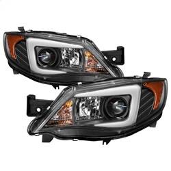 Spyder Auto - Spyder Subaru WRX 08-09 Projector Headlights - Halogen Model Only - Black PRO-YD-SWRX08-LBDRL-BK