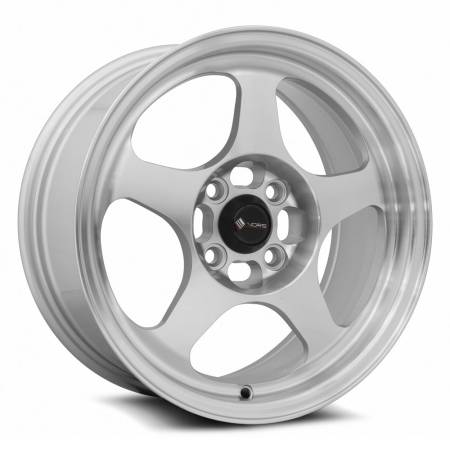 Vors Wheels - Vors Wheels Rim SP1 15x7 4x108 ET35 73.1CB Silver Machine Face Lip