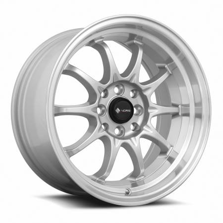 Vors Wheels - Vors Wheels Rim TR3 16x8 4x108 ET20 73.1CB Silver Machine Lip
