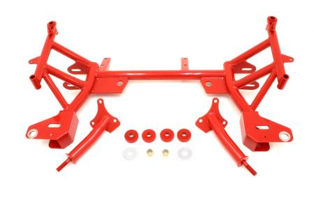 BMR Suspension - BMR 93-02 F-Body K-Member w/ SBC/BBC Motor Mounts and Pinto Rack Mounts - Red