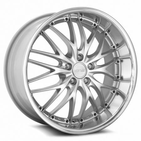 MRR Design Wheels - MRR Wheels Rim GT1 20x10 5x112 ET40 66.6CB Hyper Silver Machine Lip