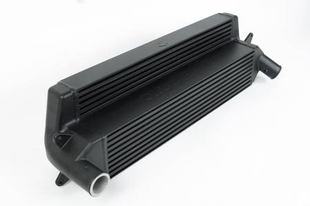CSF Radiators - CSF 19-20 Hyundai Veloster N / 17-20 Hyundai i30 N MT Stepped Core Intercooler - Black