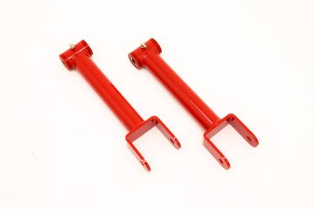 BMR Suspension - BMR 91-96 B-Body Non-Adj. Upper Control Arms Extended Length (Polyeruathane Bushings) - Red
