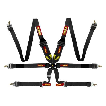 Momo - Momo Int. Camlock 6pt Clip In Restraint-Black