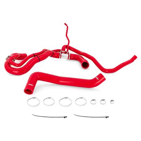 Mishimoto - Mishimoto 17-19 Chevrolet Duramax 6.6L L5P Red Silicone Radiator Hose Kit