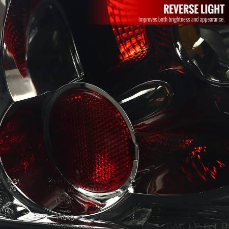 Spec'D Tuning Products - Spec-D 2006-2009 Volkswagen Golf GTI Mk5/Rabbit/R32 Tail Lights (Chrome Housing/Smoke Lens)