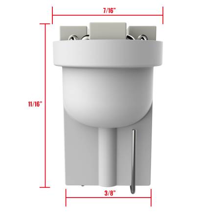 Spec'D Tuning Products - Spec-D T10 4 SMD Wedge LED Bulb - 2PC (White)