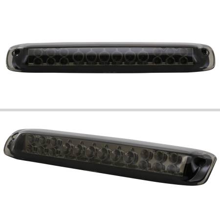 Spec'D Tuning Products - Spec-D 1999-2002 Chevrolet Silverado/ 1999-2006 GMC Sierra LED 3rd Brake Light - RS (Chrome Housing/Smoke Lens)