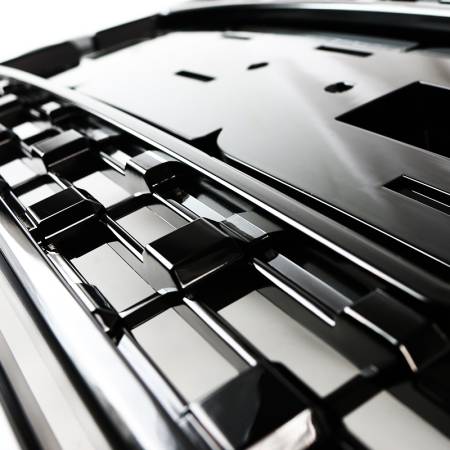 Spec'D Tuning Products - Spec-D 2016-2018 GMC Sierra 1500 Jet Black ABS Denali Style Grille