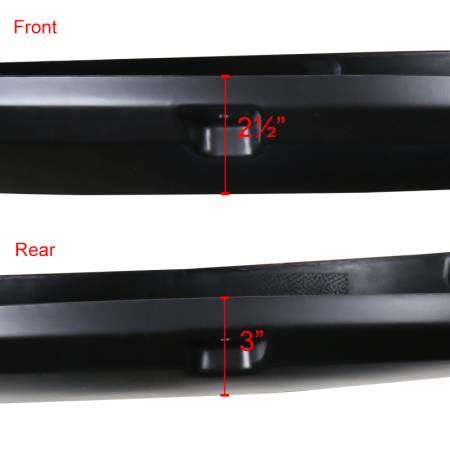 Spec'D Tuning Products - Spec-D 2015-2017 Ford F-150 Styleside Smooth Rivet Style Fender Flares