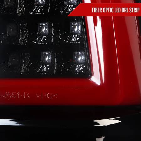Spec'D Tuning Products - Spec-D 1999-2002 Chevrolet Silverado/ 1999-2006 GMC Sierra LED Tail Lights - G2 (Jet Black Housing/Clear Lens)