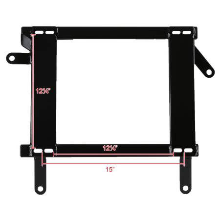Spec'D Tuning Products - Spec-D 2002-2006 Mitsubishi Lancer/Evo 7/8/CT9A Tensile Steel Racing Seat Mounting Brackets - 2PCS