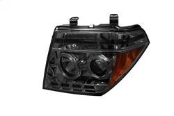 Spyder Auto - Spyder Nissan Frontier 05-08 Projector Headlights LED Halo LED Smke PRO-YD-NF05-HL-SM