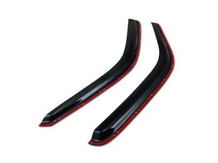 I3 Enterprise - I3 94-02 Dodge Ram Excludes Towing Mirror In-Channel Window Visor 2 Pcs