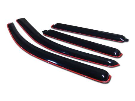 I3 Enterprise - I3 02-09 Chevy Trailblazer Ext/Gmc Envoy 4Door In-Channel Window Visor 4Pcs