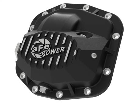 aFe Power (Advanced FLOW Engineering) - aFe Pro Series Front Differential Cover Black 2018+ Jeep Wrangler (JL) V6 3.6L (Dana M186)