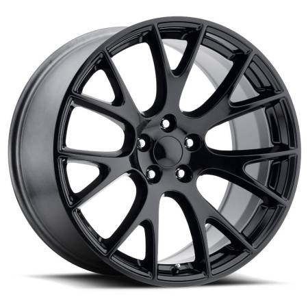Factory Reproductions Wheels - FR 70 - Jeep Hellcat Replica Wheel 22x9 5x127 ET30 71.5CB Gloss Black
