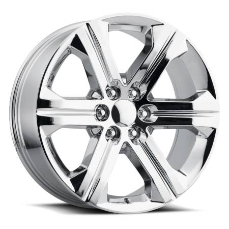 Factory Reproductions Wheels - FR 47 - GMC Sierra Replica Wheel 24x10 6x5.5 ET30 78.1CB Chrome