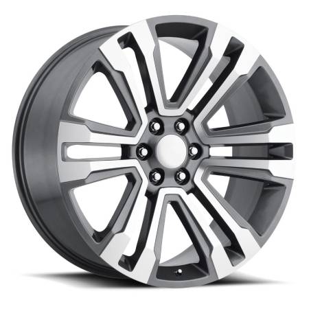 Factory Reproductions Wheels - FR 72 - Escalade Replica Wheel 22x9 6x5.5 ET24 78.1CB Grey Machine Face