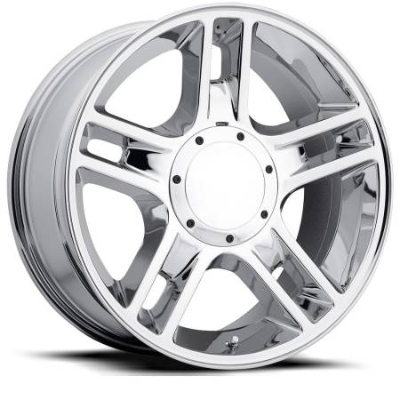 Factory Reproductions Wheels - FR 51 - Ford Harley Replica Wheel 20x9 5x135/5x5.5 ET14 87CB Chrome