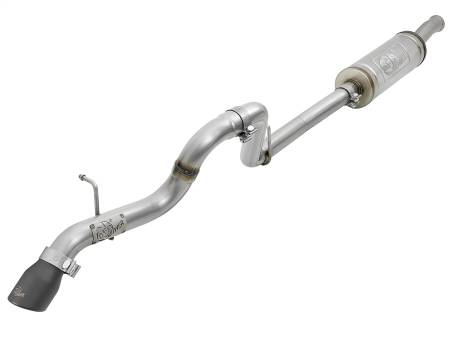 aFe Power (Advanced FLOW Engineering) - aFe MACH Force-Xp 2.5in 409SS Catback High-Tuck Exhaust 18-21 Jeep (JL) 3.6L 4-Door - Black Tip