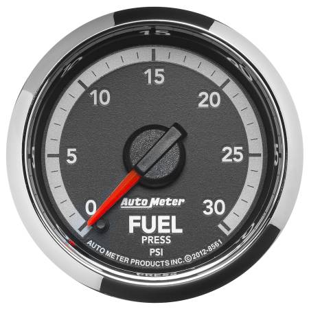 AutoMeter - AutoMeter Factory Match 52.4mm Full Sweep Electronic 0-30 PSI Fuel Pressure Gauge Dodge 4th Gen