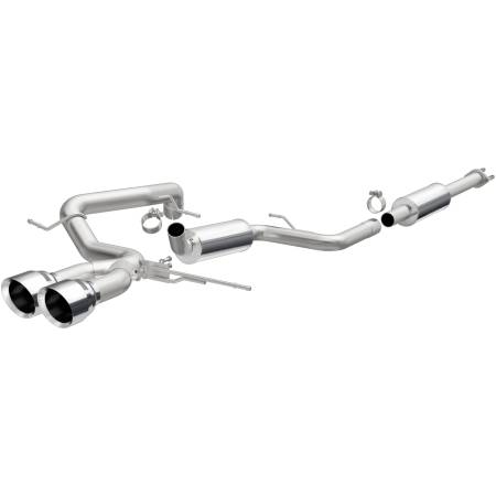 MagnaFlow Exhaust Products - MagnaFlow 13 Ford Focus 2.0L Turbocharged ST Dual Center Rear Exit Stainless Cat Back Perf Exhaust