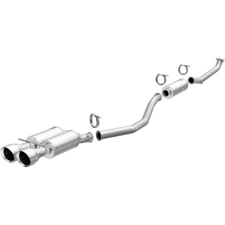 MagnaFlow Exhaust Products - MagnaFlow CatBack 17-18 Honda Civic L4 1.5LGAS Dual Exit Polished Stainless Exhaust