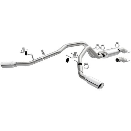 MagnaFlow Exhaust Products - MagnaFlow 15-21 Ford F-150 Street Series Cat-Back Performance Exhaust System- Dual Polished Tips