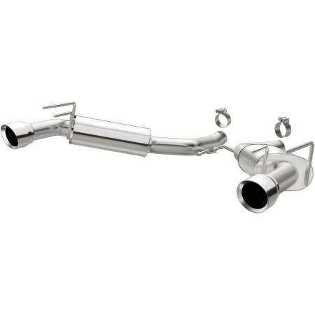 MagnaFlow Exhaust Products - MagnaFlow Street Series Axle Back 14-15 Chevy Camaro 6.2L V8 SS Polished Dual Split Rear Exit