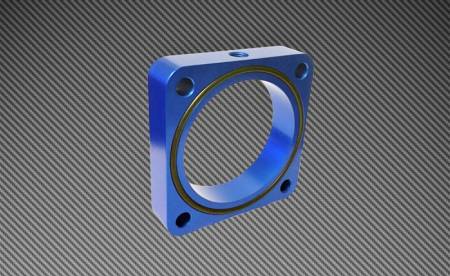 Torque Solution - Torque Solution Throttle Body Spacer 2013+ Subaru BRZ/Scion FR-S - Blue