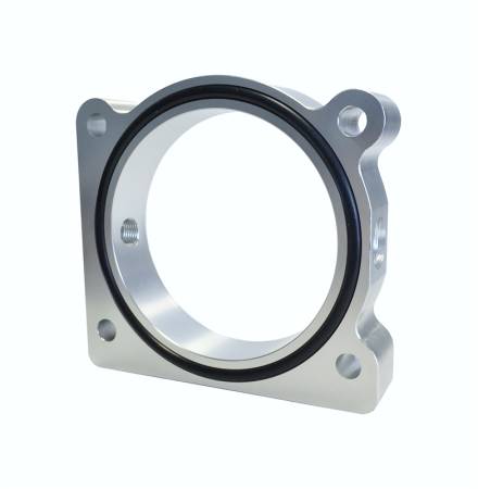 Torque Solution - Torque Solution Throttle Body Spacer (Silver) Ford F-150 3.5L Ecoboost / 3.7L V6