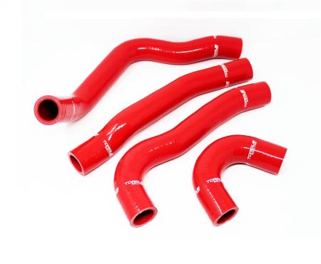 Torque Solution - Torque Solution 08-15 Mitsubishi Evolution X Silicone Radiator Hose Kit - Red