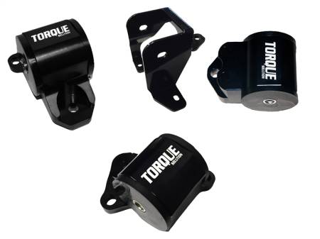 Torque Solution - Torque Solution Billet Aluminum Mount Kit (3 Bolt): 96-00 Honda Civic EK B/D-Series