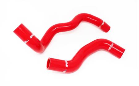 Torque Solution - Torque Solution 2016+ Ford Focus RS Silicone Radiator Hose Kit - Red