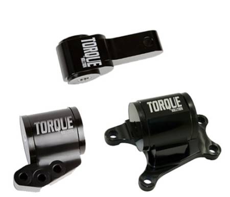 Torque Solution - Torque Solution Mitsubishi EVO VII-IX Billet 3 piece mount Kit, 6 Speed Transmission