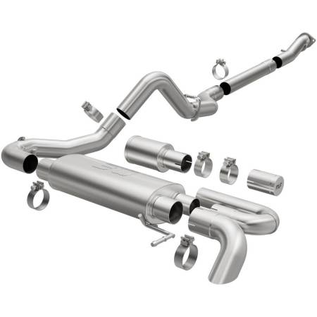 MagnaFlow Exhaust Products - MagnaFlow 2021 Ford Bronco Overland Series Cat-Back Exhaust w/ Single Straight Driver Exit- No Tip