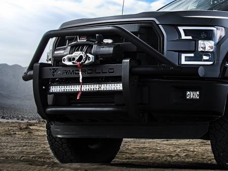 Armordillo - Armordillo 66 Matte Black 2007-2018 Toyota Tundra - Modular AR Pre Runner Guard Grill Guard
