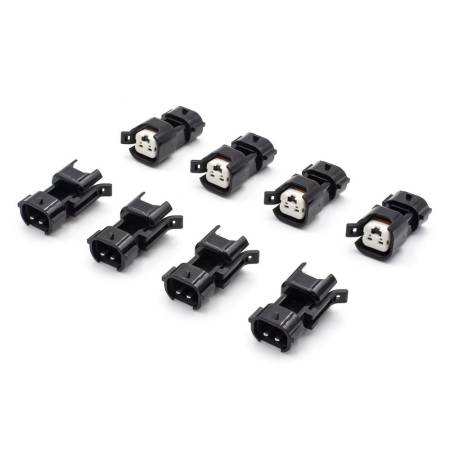 BLOX Racing - BLOX Racing Quick Connectors - EV4/EV14 to Denso (Set of 8)