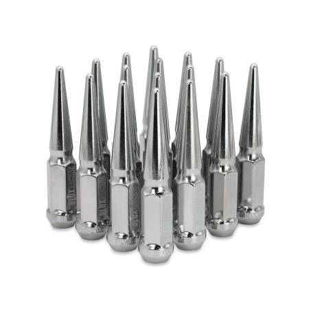 BLOX Racing - BLOX Racing Spike Forged Lug Nuts - Chrome 12 x 1.25mm - Set of 16