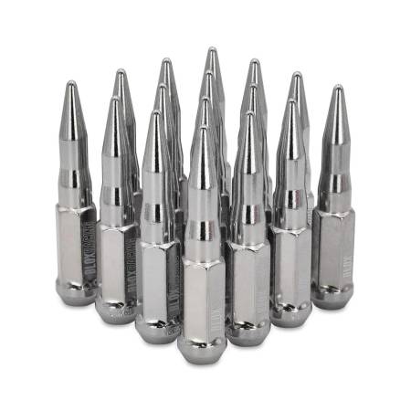 BLOX Racing - BLOX Racing Spike Forged Lug Nuts - Chrome 12 x 1.50mm - Set of 16