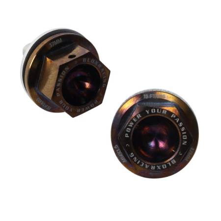 BLOX Racing - BLOX Racing Titanium Magnetic Oil & Transmission Drain Plug Set - Honda M14X1.5
