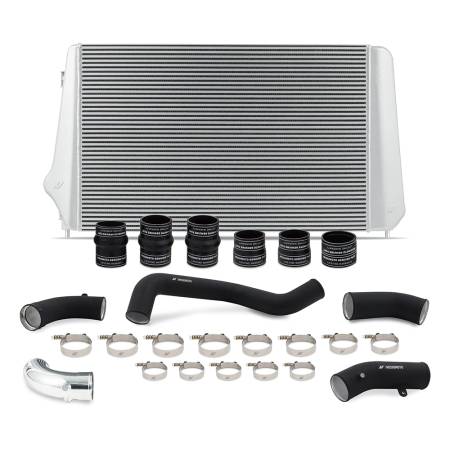 Mishimoto - Mishimoto 17-19 GM L5P Duramax Intercooler Kit - Silver w/ WBK Pipes