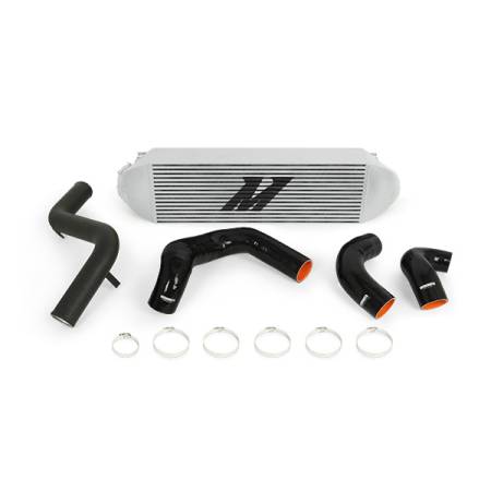 Mishimoto - Mishimoto 2013+ Ford Focus ST Silver Intercooler w/ Black Pipes