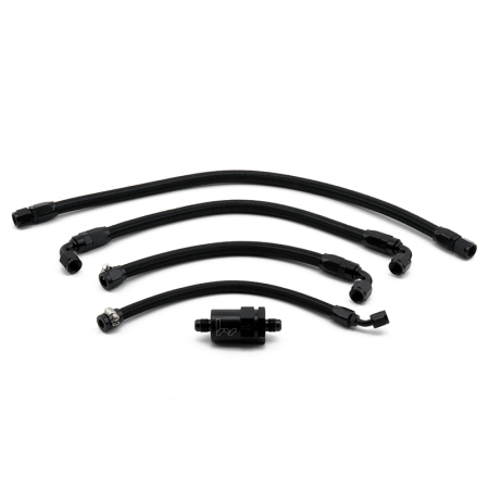 Hybrid Racing - Hybrid Racing K-Series Swap Tucked Fuel Line Kit (92-00 Civic & 94-01 Integra)