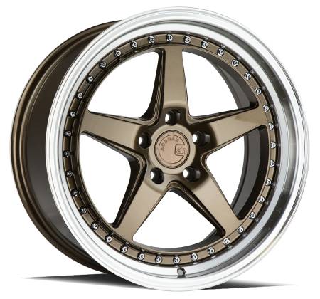 AodHan Wheels - Aodhan Wheels Rim DS05 18x8.5 5x114.3 73.1CB ET35 Bronze w/Machined Lip