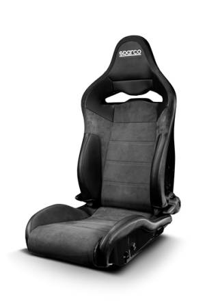 Sparco - Sparco SP-R Seat BLK/BLK White Logo